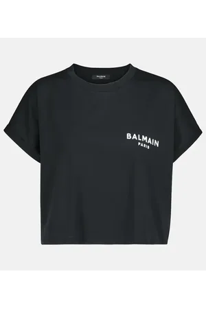 Balmain Logo cotton jersey T-shirt
