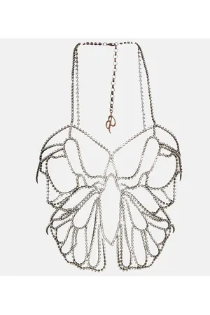 BLUMARINE Butterfly embellished body chain