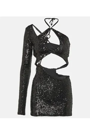 Roberta Einer Banu cutout sequined minidress