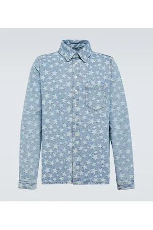 ERL Jacquard denim overshirt