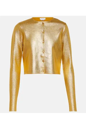 GABRIELA HEARST Katia foiled wool cardigan