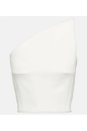MATICEVSKI One-shoulder crÃªpe top