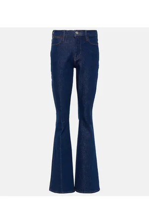 Frame Le Shape high-rise flared jeans