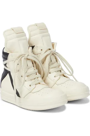 Rick Owens Geobasket leather high-top sneakers