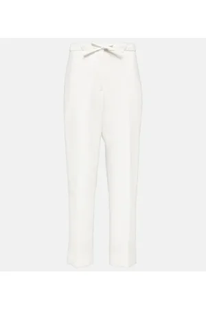 Jil Sander Cropped cotton straight pants