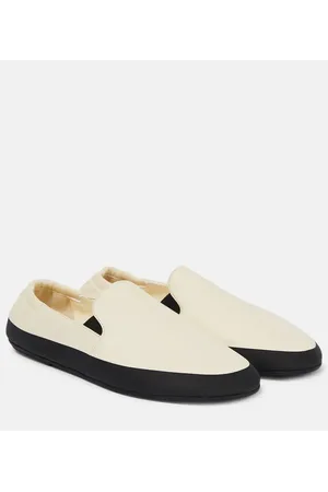 The Row Tech leather loafers