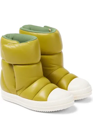 Rick Owens Puffer leather ankle boots