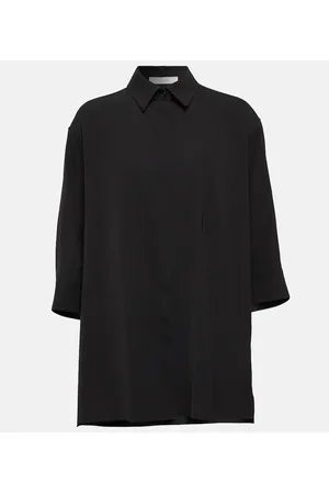 The Row Elada wool-blend shirt