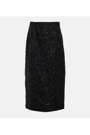 The Row Boucle wool maxi skirt
