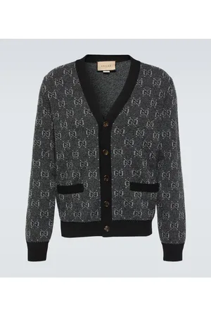 Gucci Jacquard wool cardigan