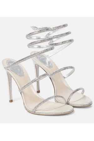 RENE CAOVILLA Cleo embellished leather sandals
