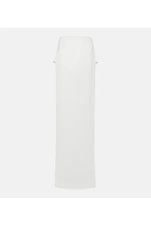 Monot MÃ´not Side-slit jersey maxi skirt