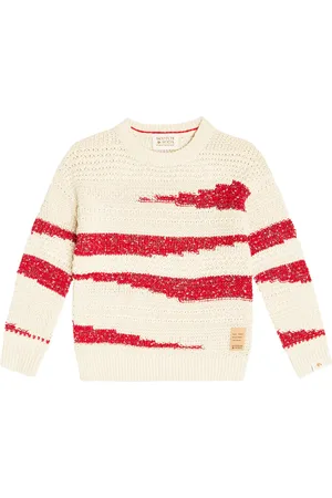 Scotch&Soda Intarsia cotton-blend sweater