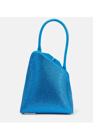The Attico Sunset crystal-embellished shoulder bag