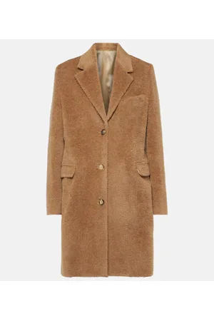 Totême Wool and alpaca teddy coat