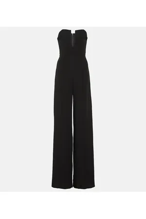 DAVID KOMA Strapless wide-leg jumpsuit