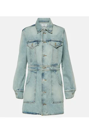 RE/DONE Trucker cotton denim minidress