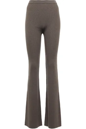 Rick Owens Rib-knit wool-blend pants
