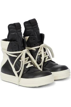 Rick Owens Geobasket high-top leather sneakers