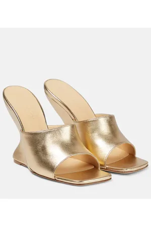 MAGDA BUTRYM Inverted Wedge leather mules