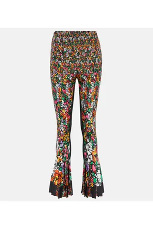 SACAI High-rise floral pants