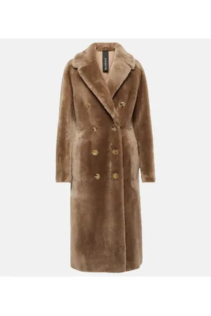 Blancha Double-breasted shearling coat