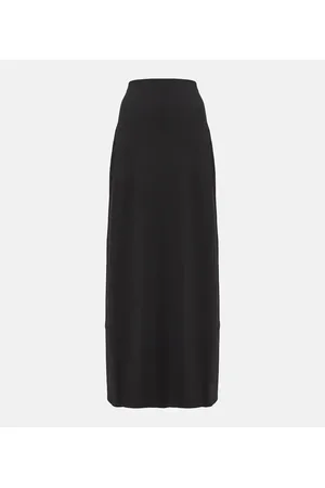 The Row Daffodil wool-blend crÃªpe maxi skirt