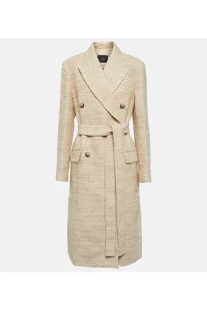 Joseph Cotton and linen-blend tweed coat