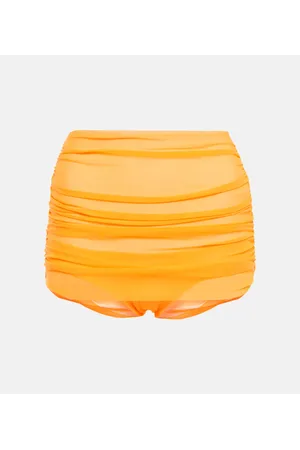 Norma Kamali Bill high-rise bikini bottoms