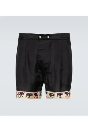 BODE Taureau printed silk boxers