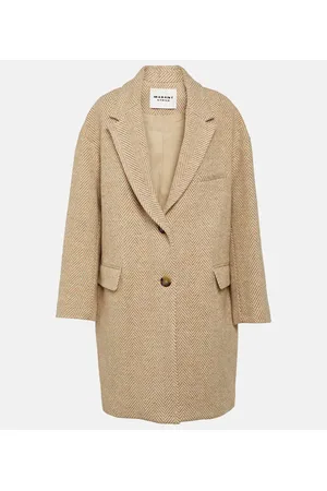Marant Etoile Limiza checked wool coat