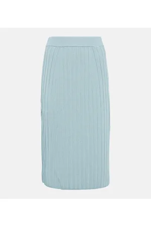 Joseph Ribbed-knit midi skirt