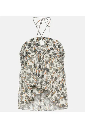 Marant Etoile Gabao printed cotton top