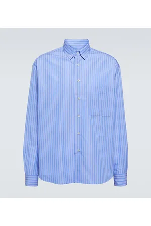 Lanvin Striped cotton poplin shirt