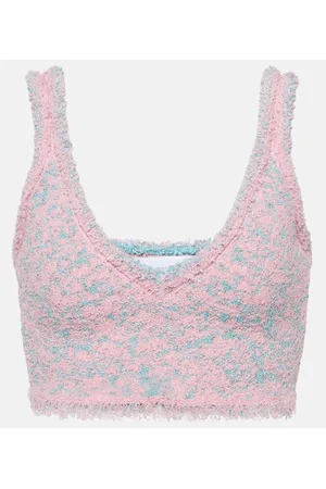 Paco rabanne Tweed crop top