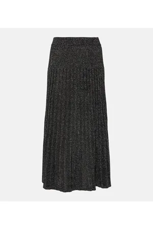 Joseph Ribbed-kit LurexÂ® midi skirt