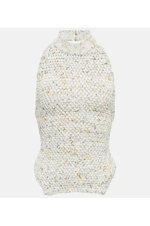 CHRISTOPHER ESBER Sleeveless cotton-blend sweater