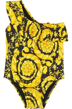 VERSACE Baby Barocco one-shoulder swimsuit