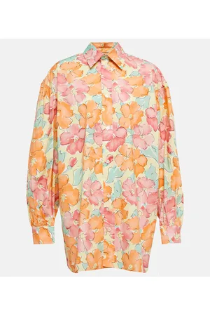 Plan C Floral cotton shirt