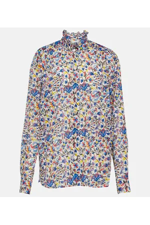 Marant Etoile Gambine floral cotton blouse