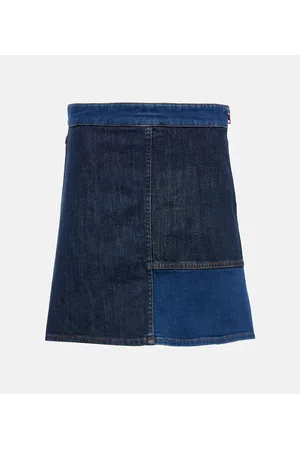 See by Chloé See By ChloÃ© Patchwork denim miniskirt