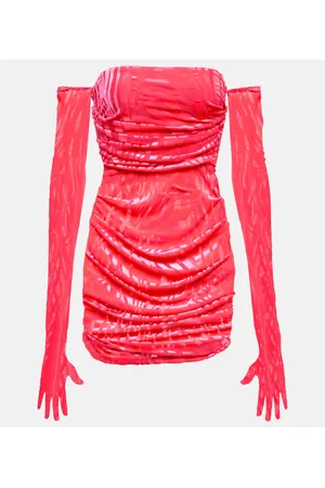 ALEX PERRY Colter ruched minidress