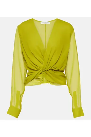CHRISTOPHER ESBER Springs silk georgette blouse
