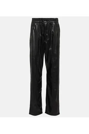 Marant Etoile Brina faux-leather straight pants