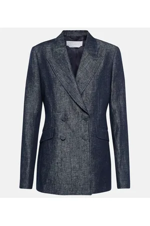 GABRIELA HEARST Double-breasted linen blazer