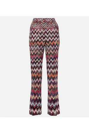 Missoni Zig Zag lamÃ© flared pants