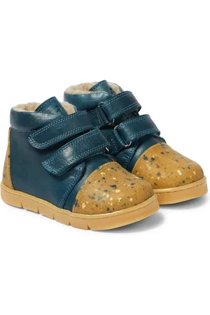 Petit Nord Shearling-lined leather sneakers