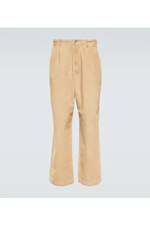 OUR LEGACY Borrowed wide-leg cotton and linen pants