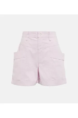 Marant Etoile Rachel high-rise cotton shorts