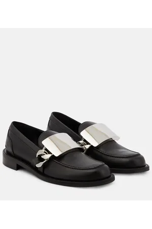 J.W.Anderson Gourmet Chain leather loafers